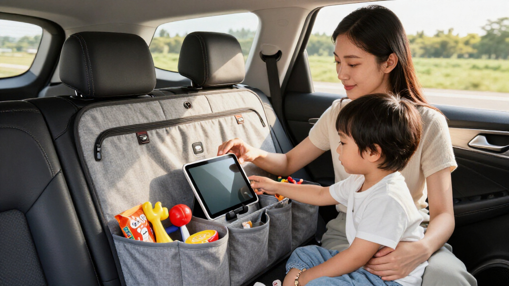 backseat organizers with tablet holder