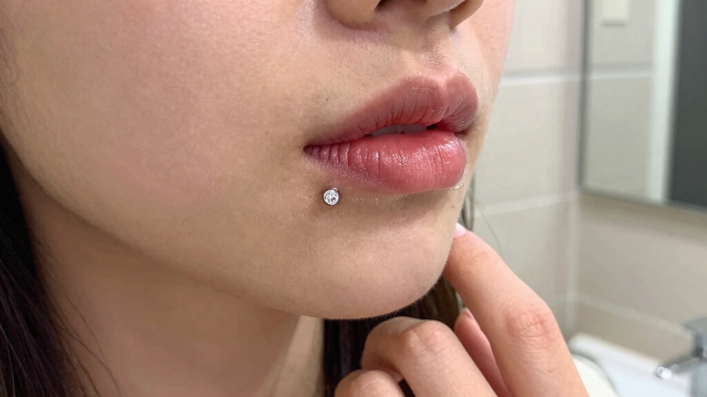 best diamond labret stud