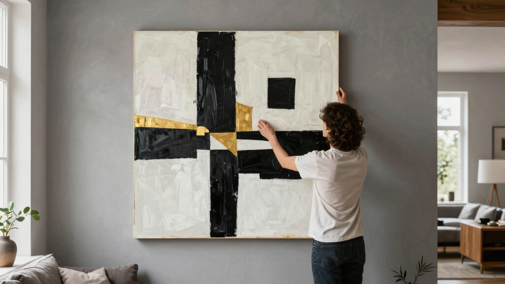 modern accent wall art