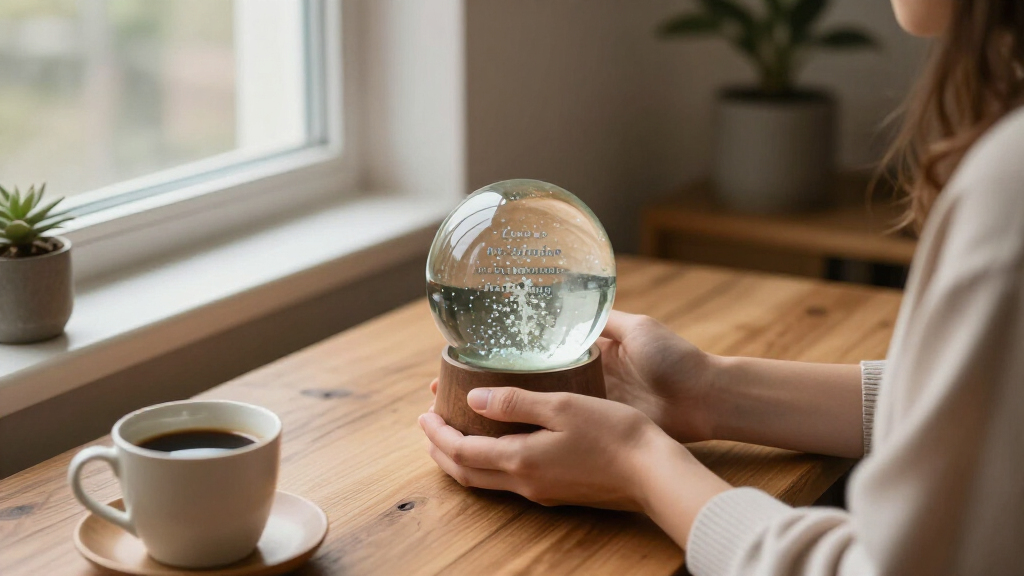 love quote snow globes