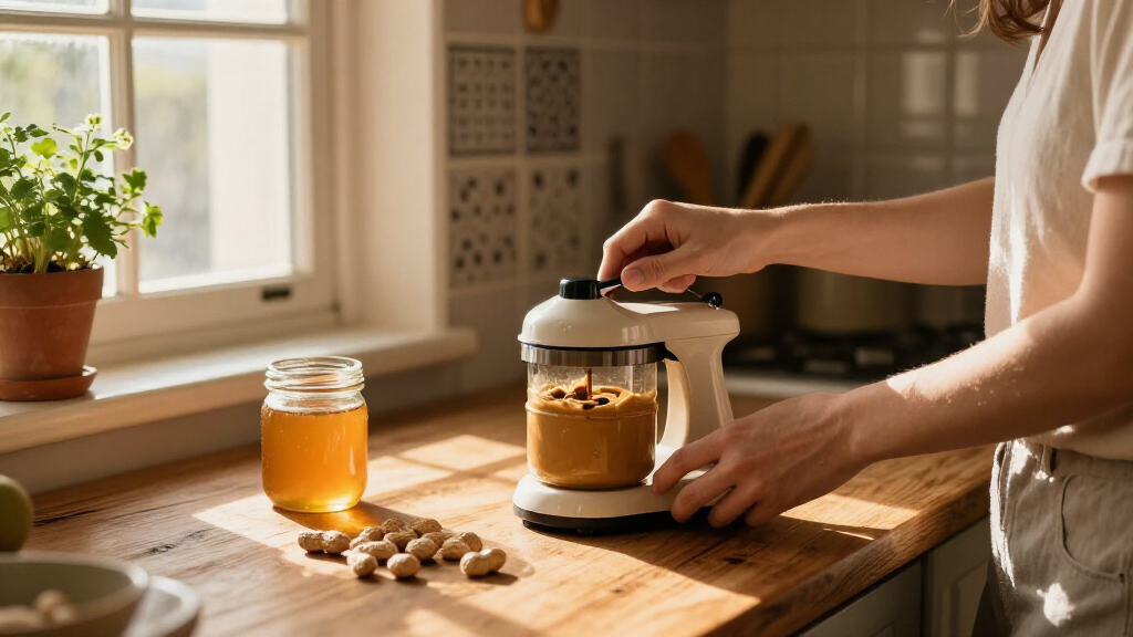 electric peanut butter maker machine