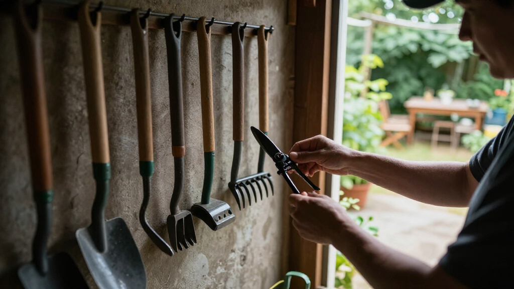 garden tool storage organizers