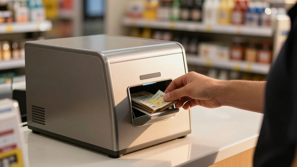 Safe with depository slot for retail cash
