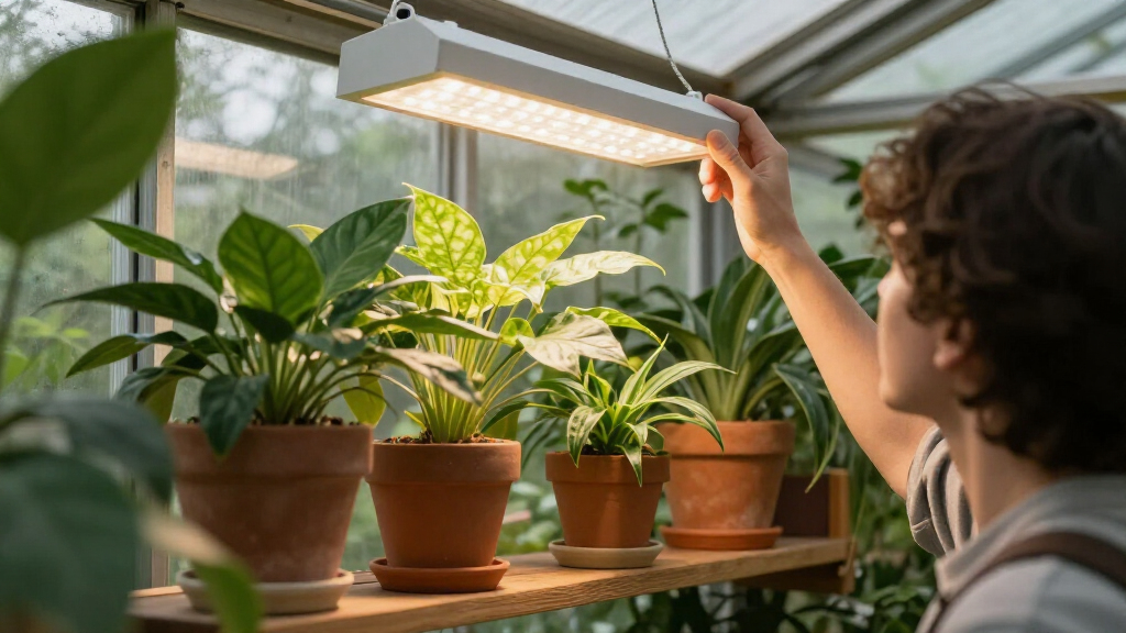 greenhouse plant grow lights