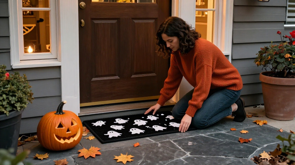 Halloween indoor doormats