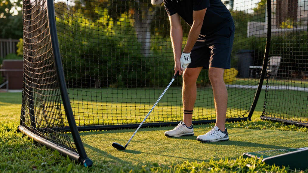 golf cage systems for home practice