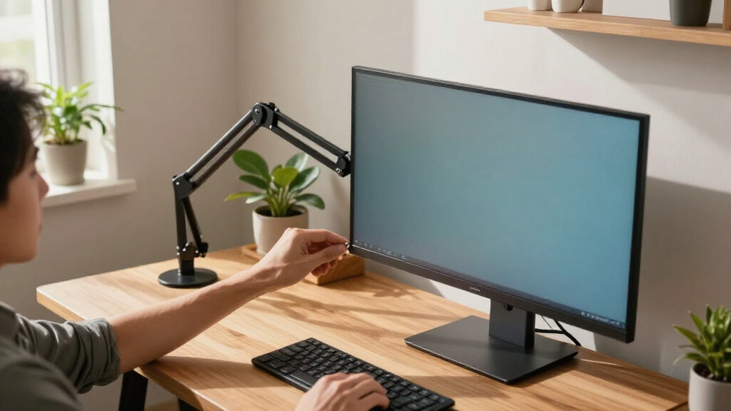 adjustable monitor arms for dual setups
