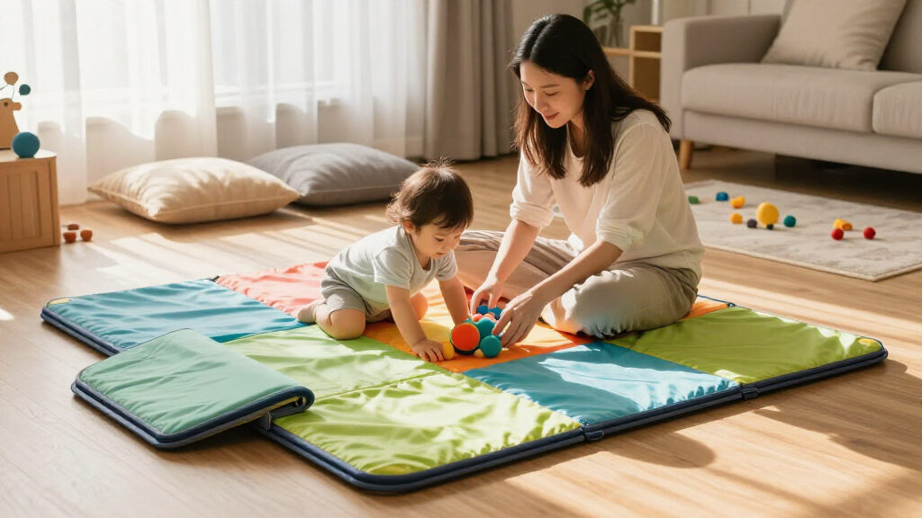 portable play mats foldable