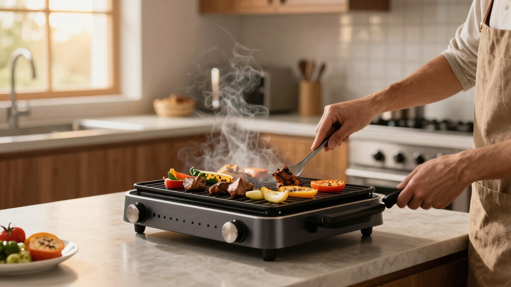 smokeless indoor grills