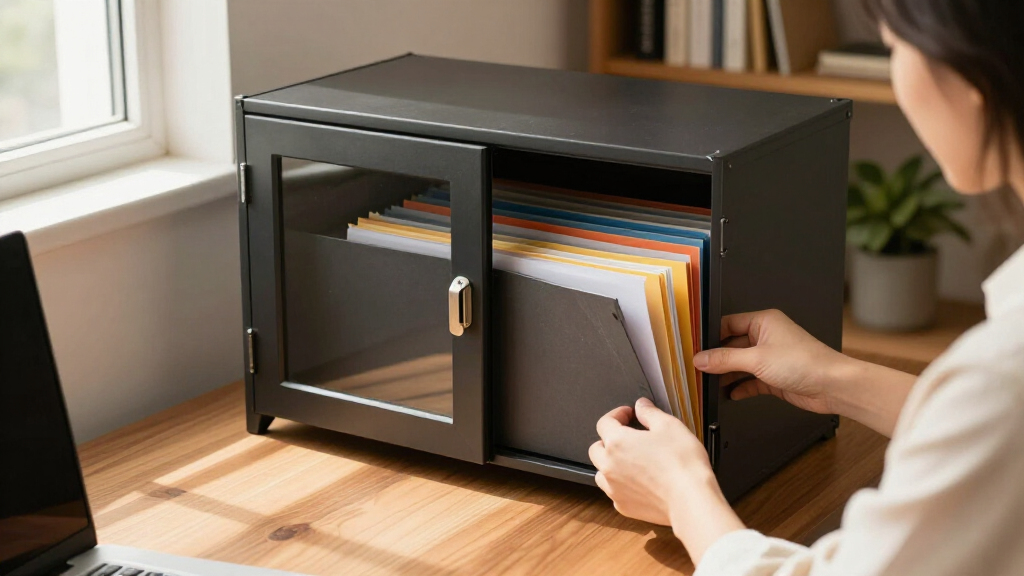 best cabinet for storing client folders securely
