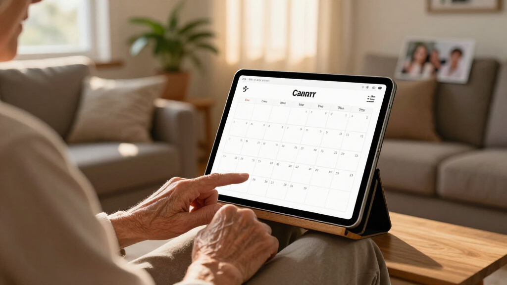 large print digital calendars