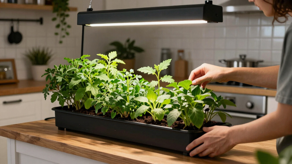 best indoor garden with grow light