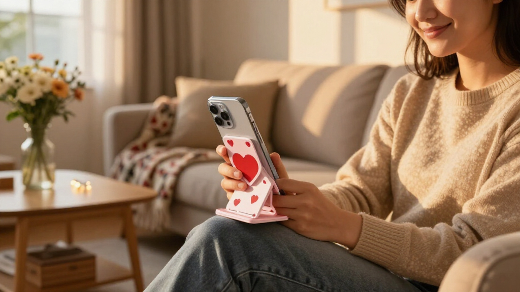 foldable phone stands valentine