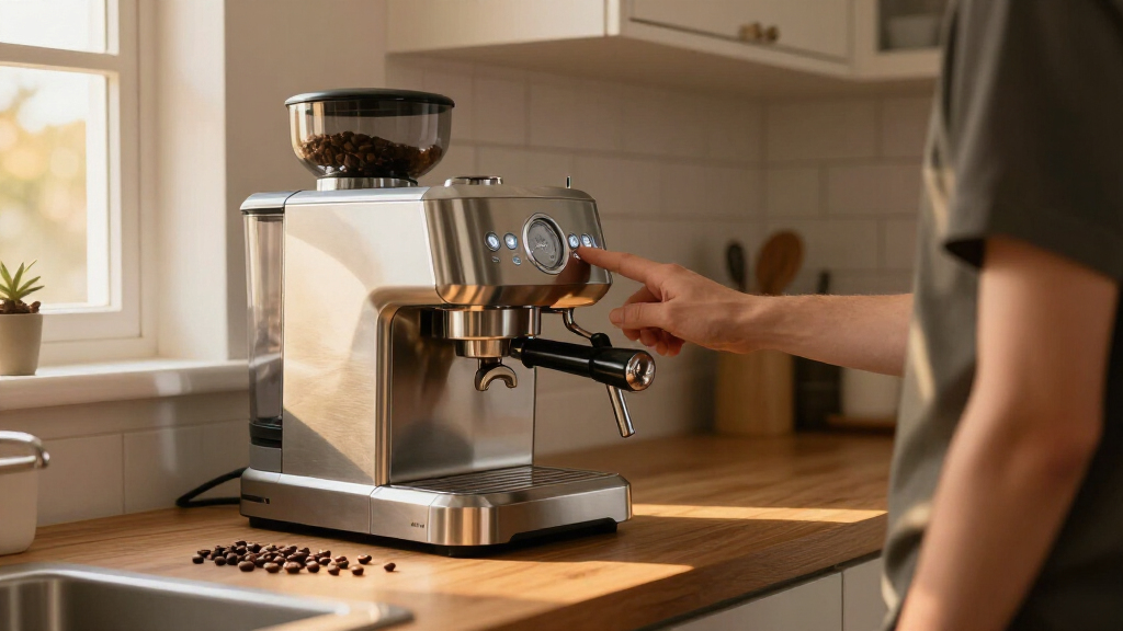 best espresso machine with built in grinder for fast start morning routine