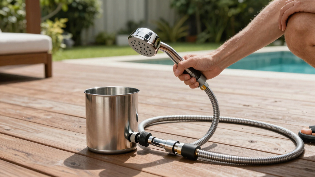 portable outdoor shower