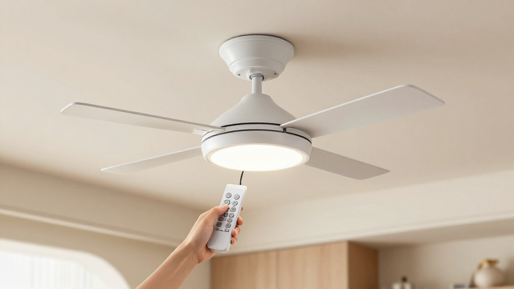 low profile ceiling fan with light and remote 2