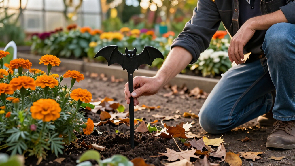 Halloween garden stakes