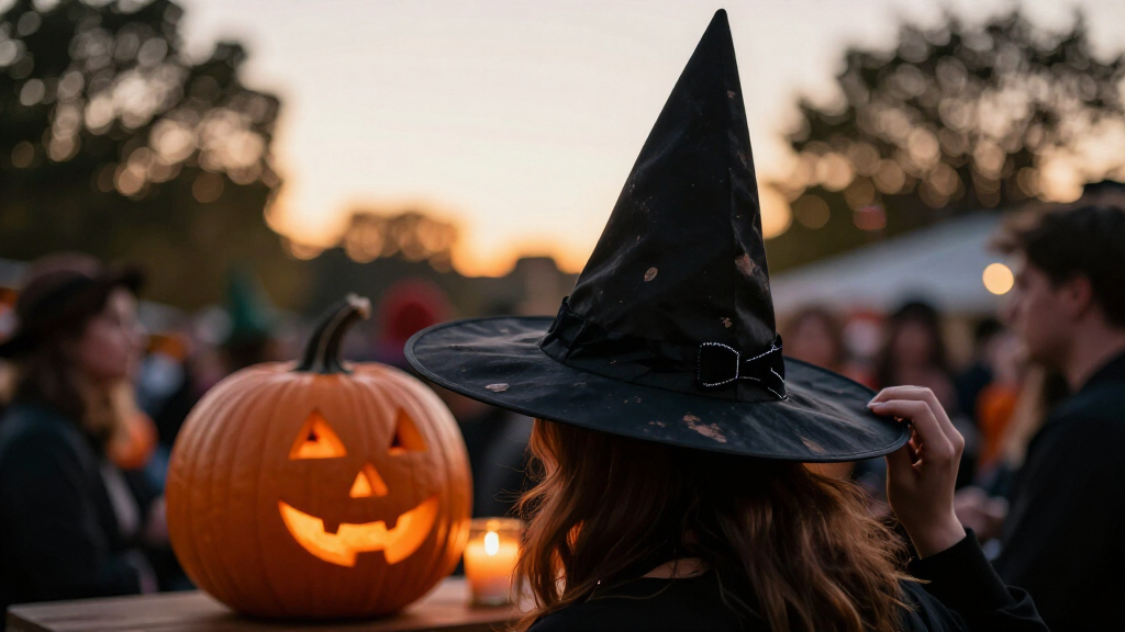 Halloween witch hats