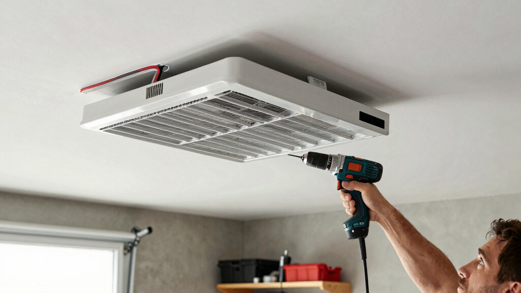 best electric garage heater ceiling mount