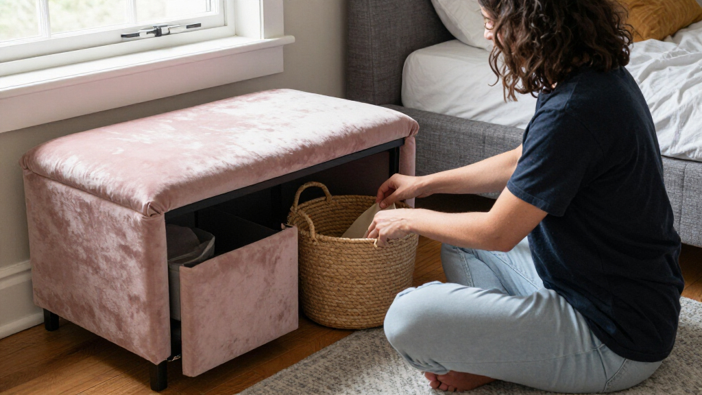 best upholstered storage bench end of bed