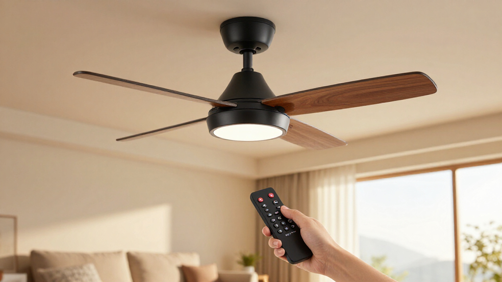 ceiling fans with dc motor and remote
