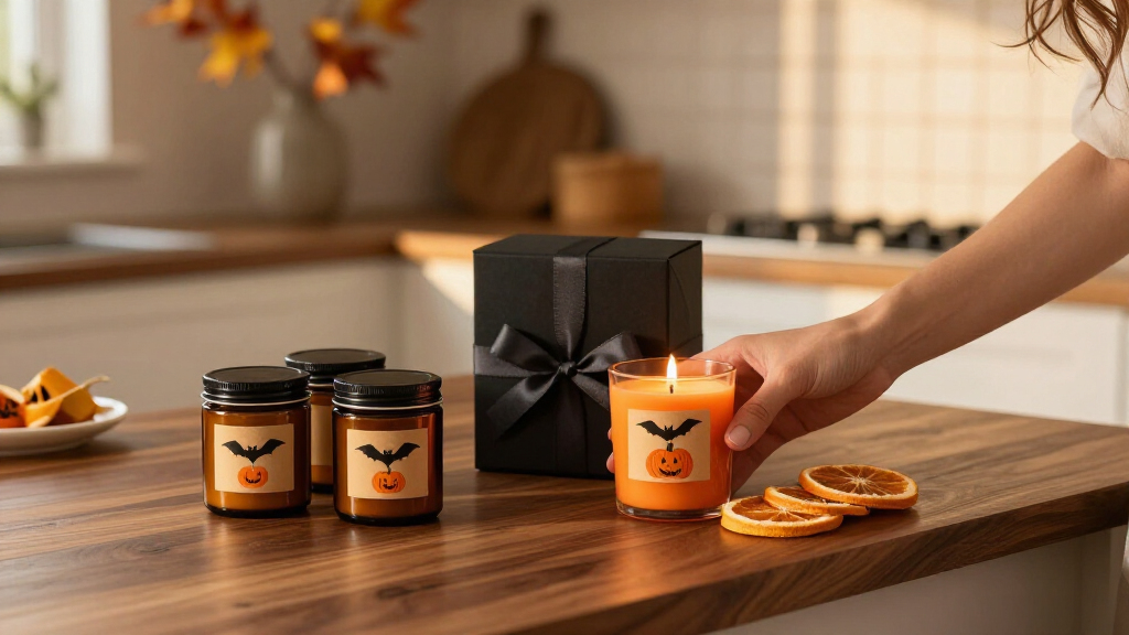 Halloween candle gift sets