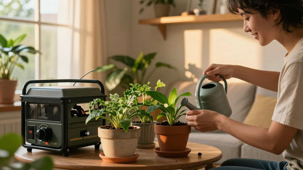 best generator backup for indoor garden systems