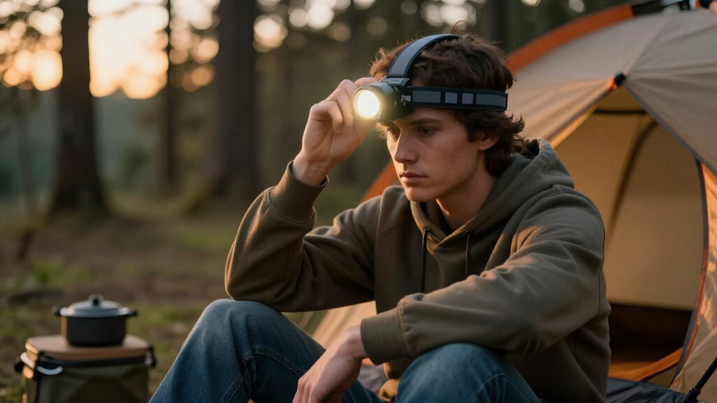rechargeable headlamp for car camping
