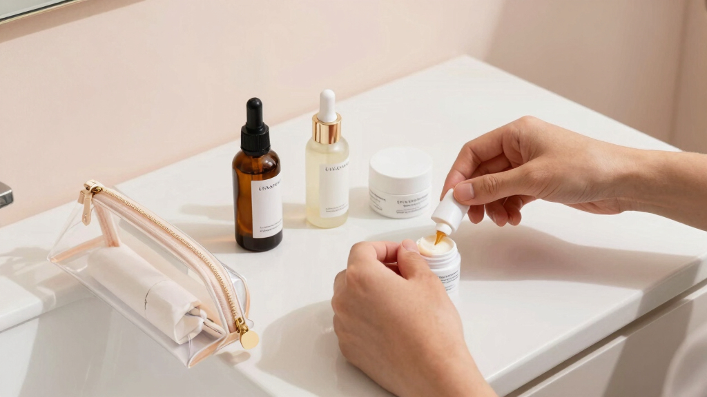 portable travel skincare kits