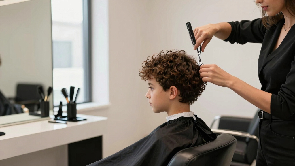 haircut for curly hair boy