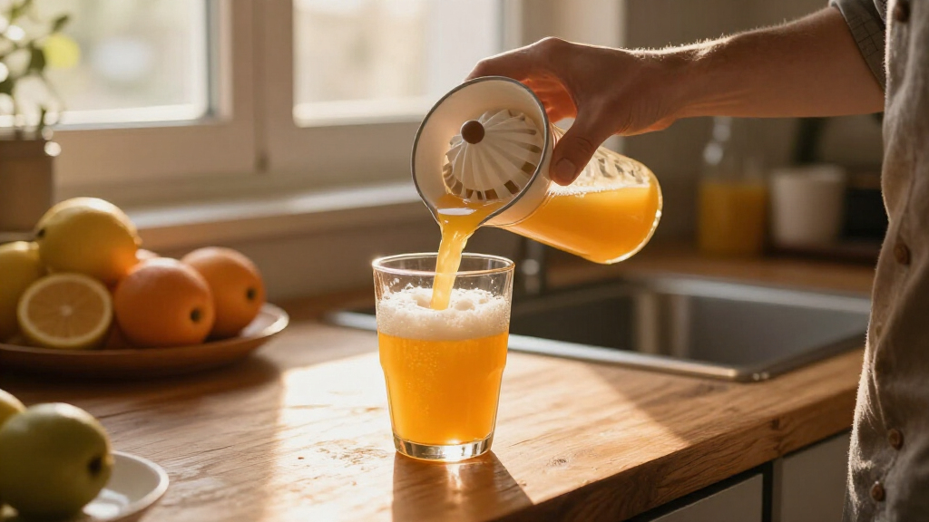 centrifugal juicer with froth separator