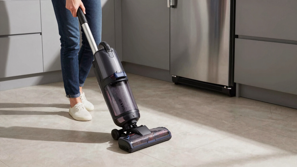 bagged upright vacuum cleaner