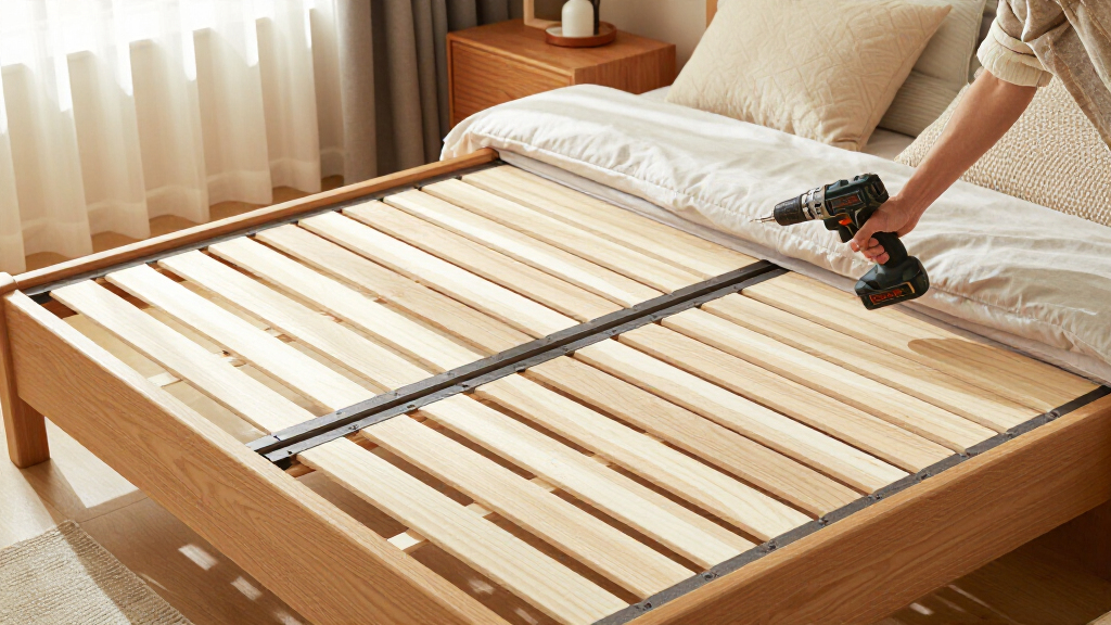 best premium white oak bed frame king