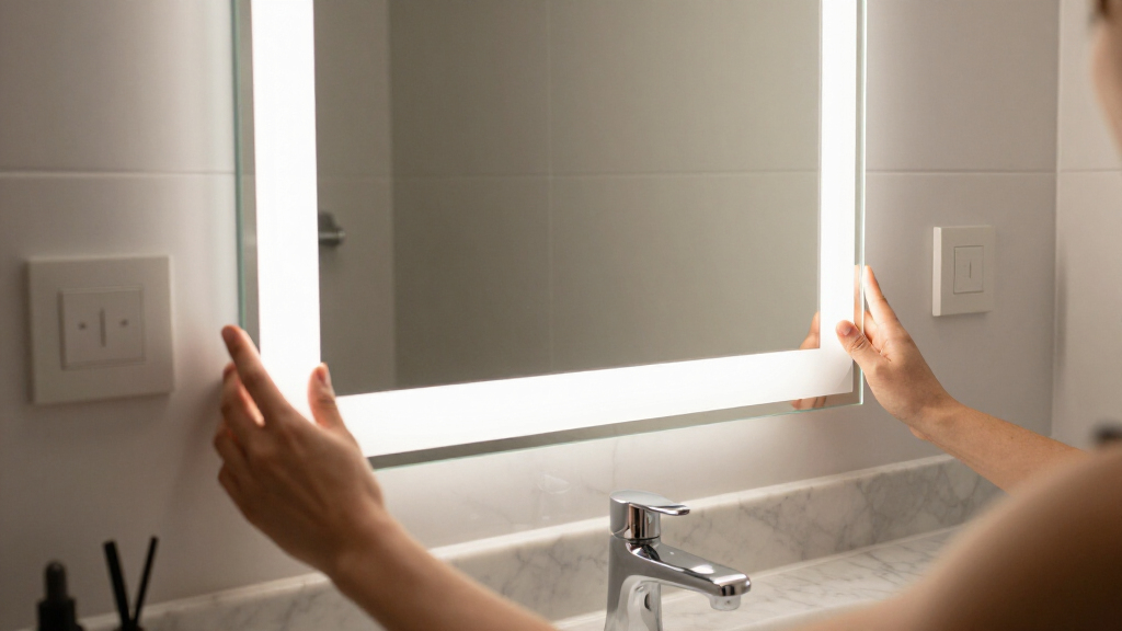 luxury vanity mirror with lights