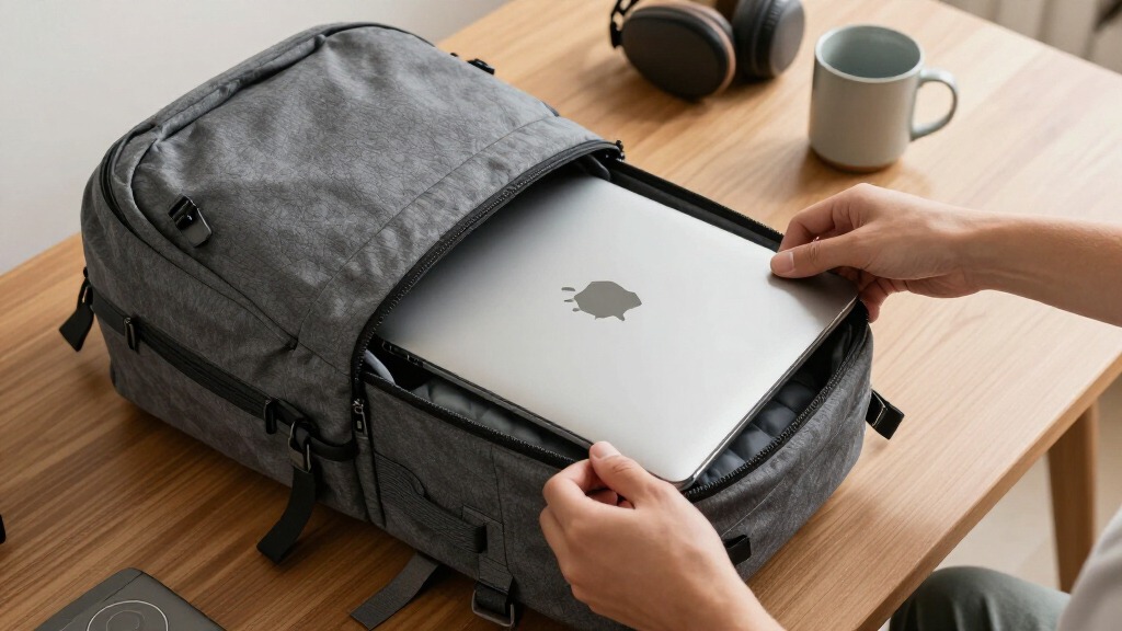 travel backpacks with lapcompartments