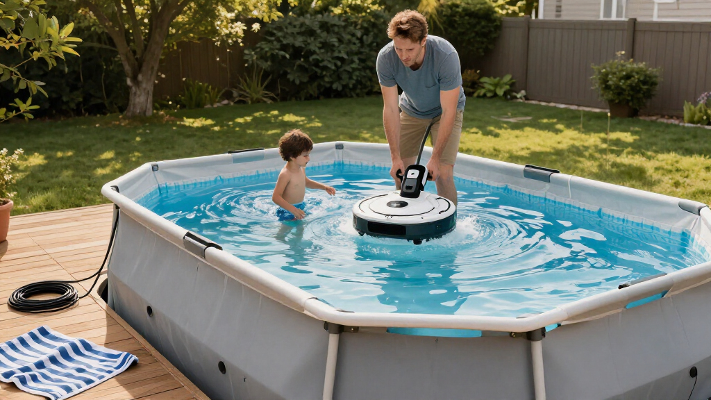 robotic pool cleaner for above ground pools