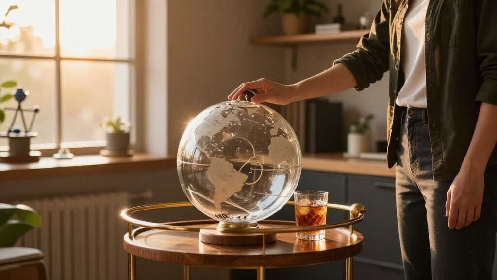 globe bars for office decor