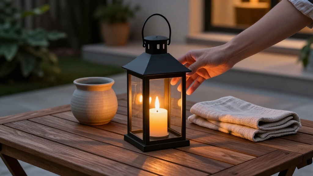flameless candle lanterns