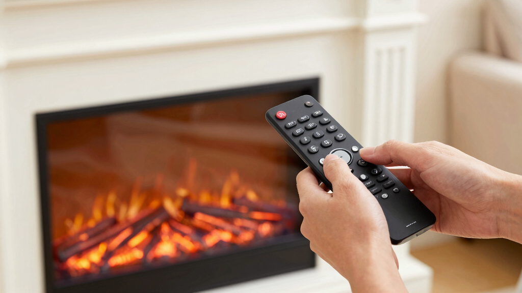 electric fireplace remote controls