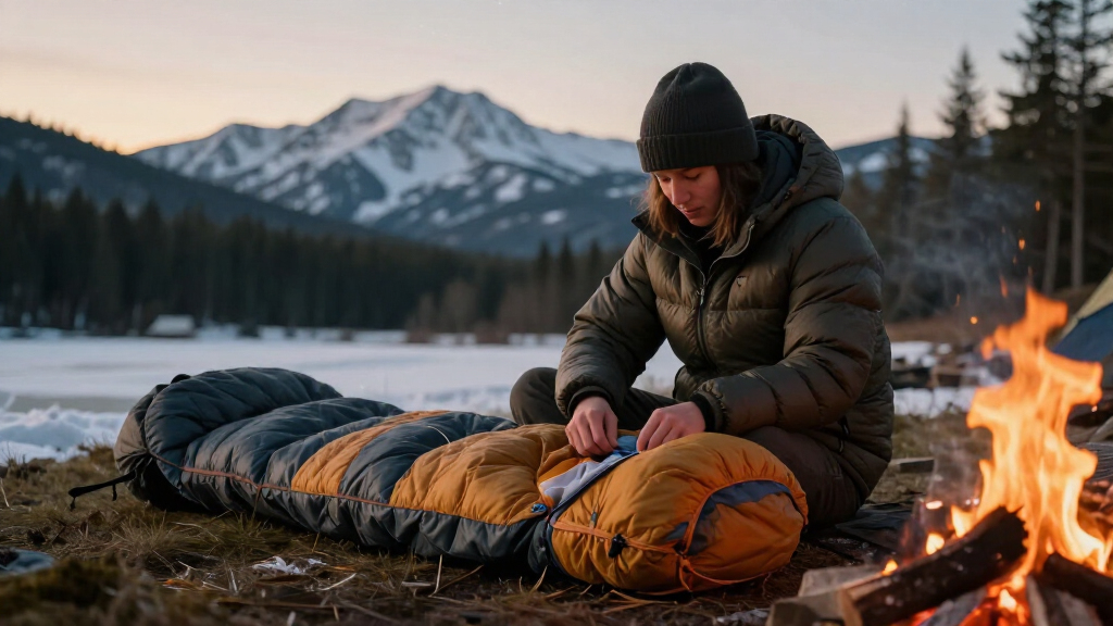 top rated sleeping bag expedition for winter road trips