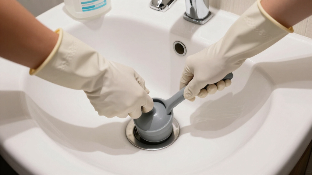 chemical to unblock a toilet drain