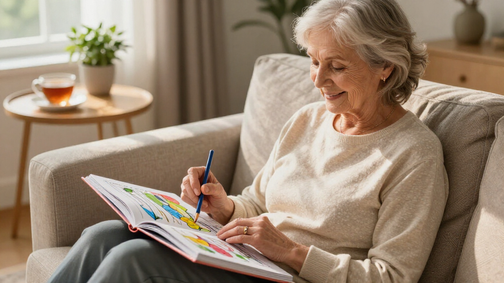 large print senior activity books