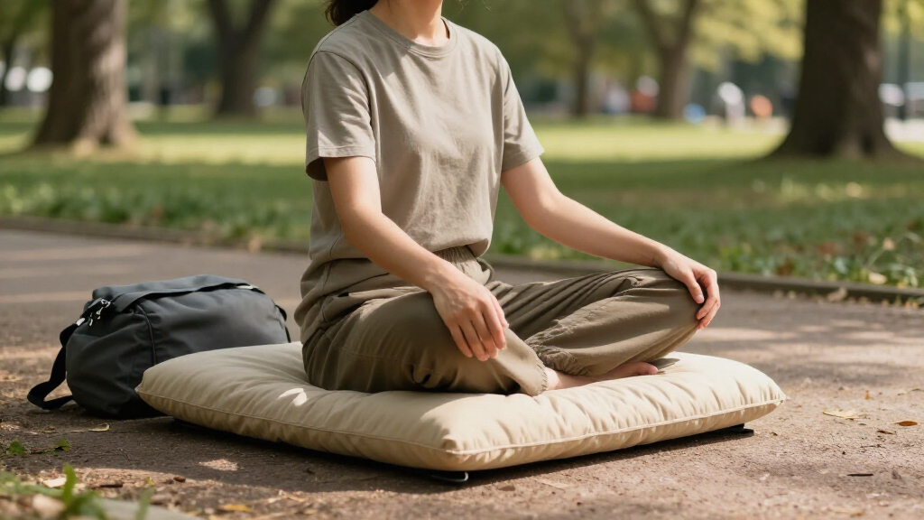portable meditation cushion
