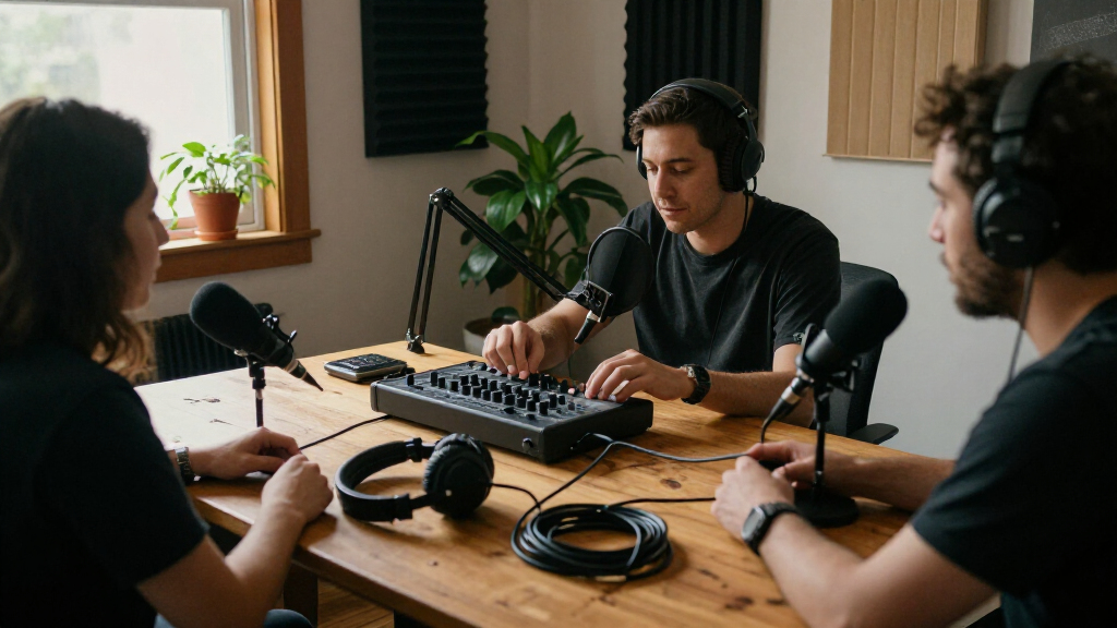 portable podcast mixers