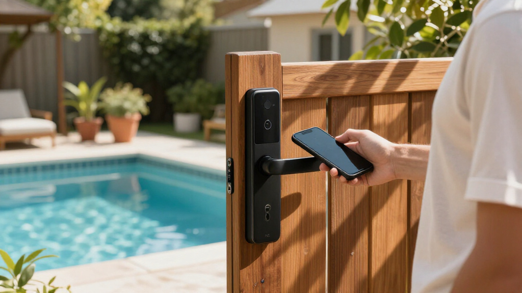 smart locks for pool gates