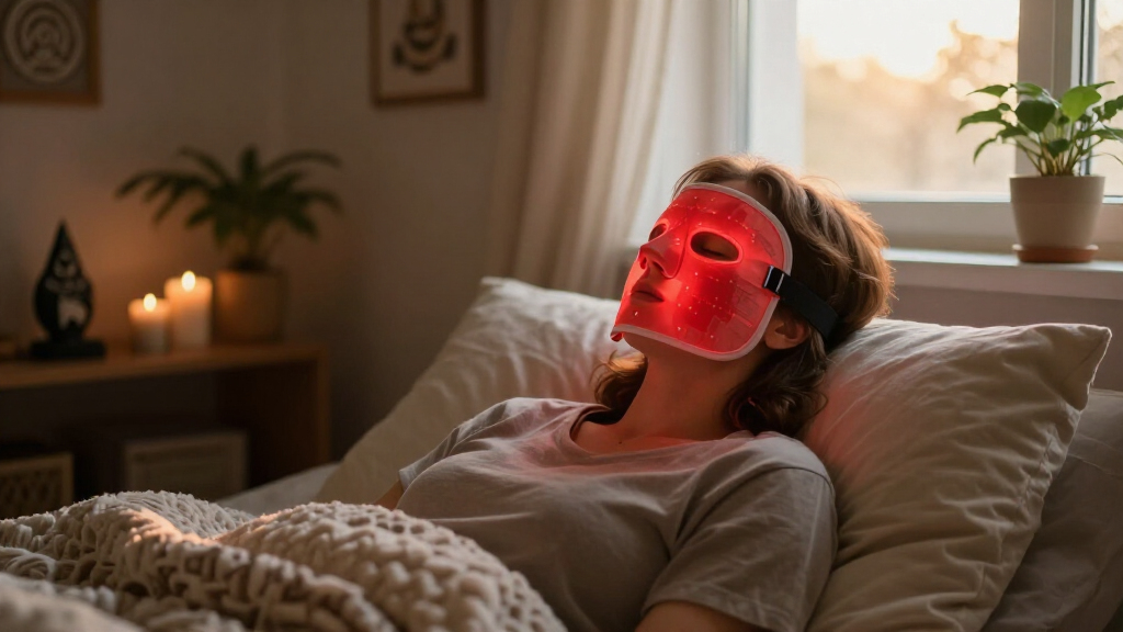 red light therapy mask