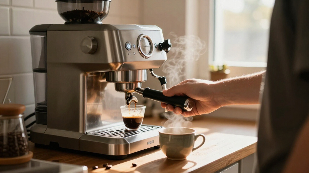 espresso machines with built in grinders