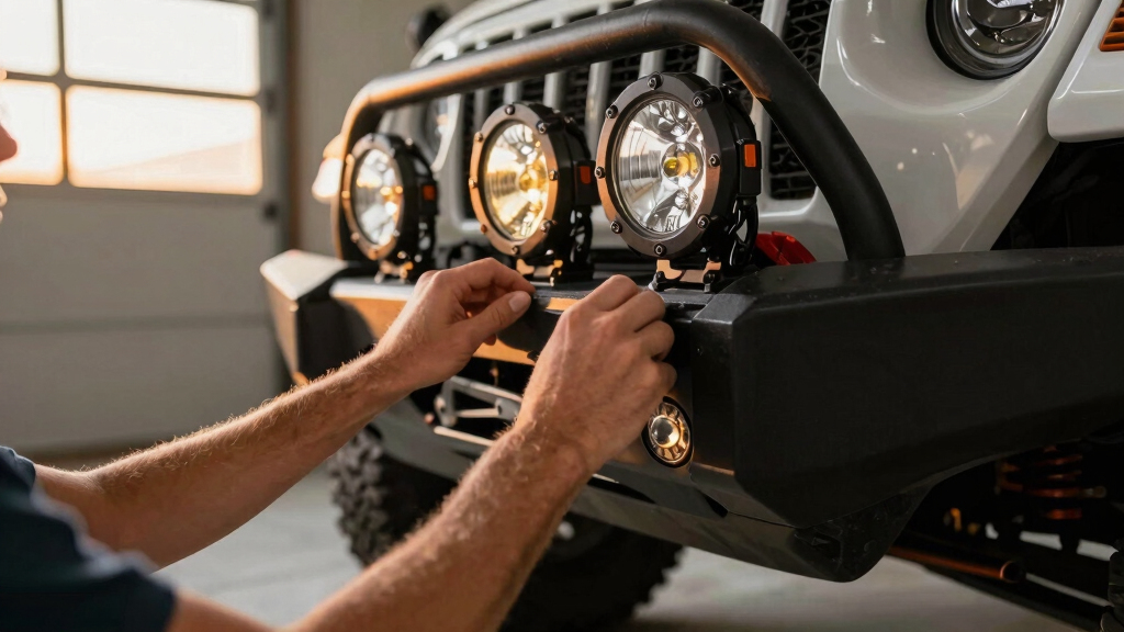 off-road vehicle LED light bars