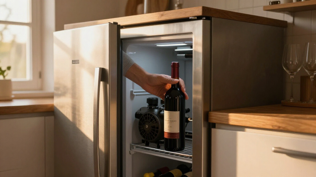 wine fridge compressor quiet