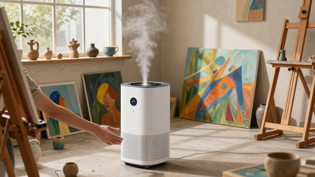 whole room humidifier for art room